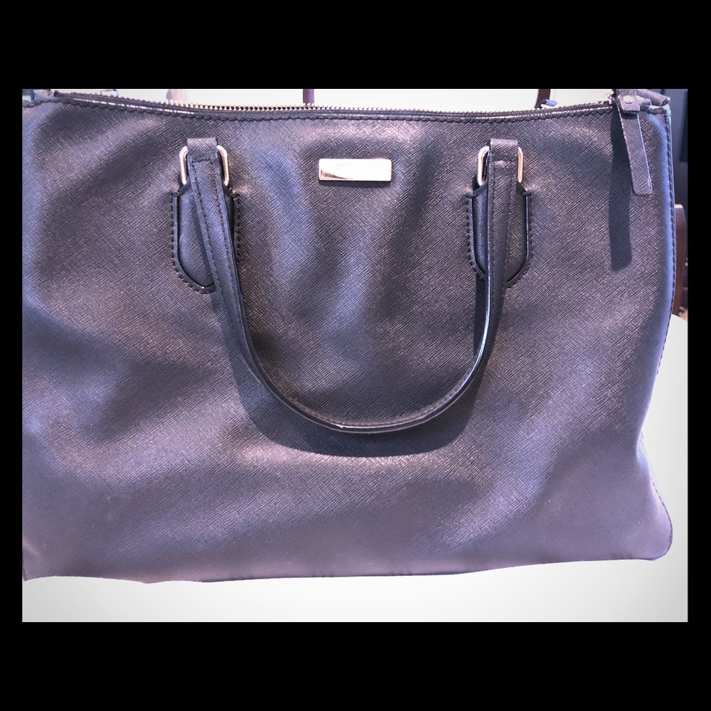 Kate Spade ♠️ black leather Tote